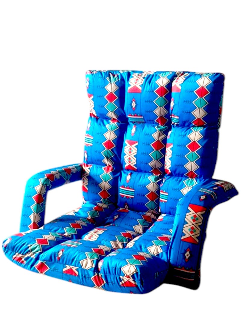 GO2CAMPS GO2CAMPS Camping Chair Hand Support, Sand Desert Floor Sitting Chair, Lazy Chair Adjustable Angles Padded Back Support, Arabic Majlis Chair, Fold Flat for Meditation, Yoga Chair, Reading, TV Watching, Gaming  - Image 1