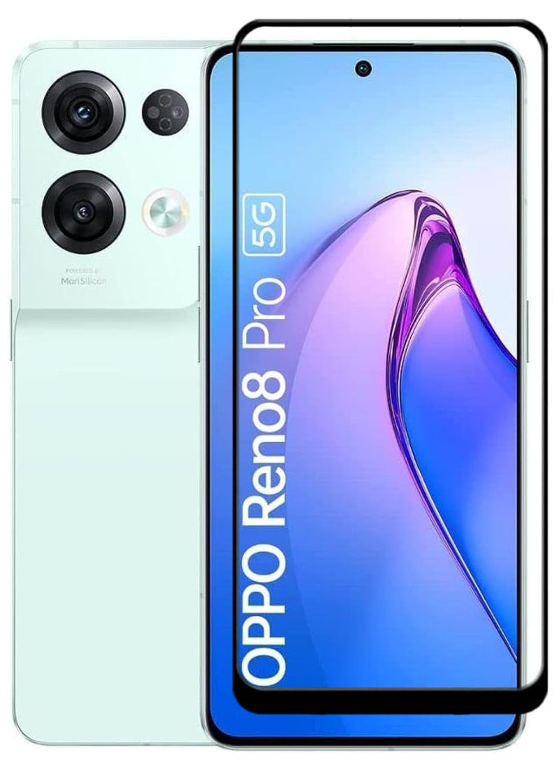 ACLIX Antistatic ESD Dustproof Premium Quality High Definition Tempered Glass Screen Protector Designed For Oppo Reno8 Pro - Image 1