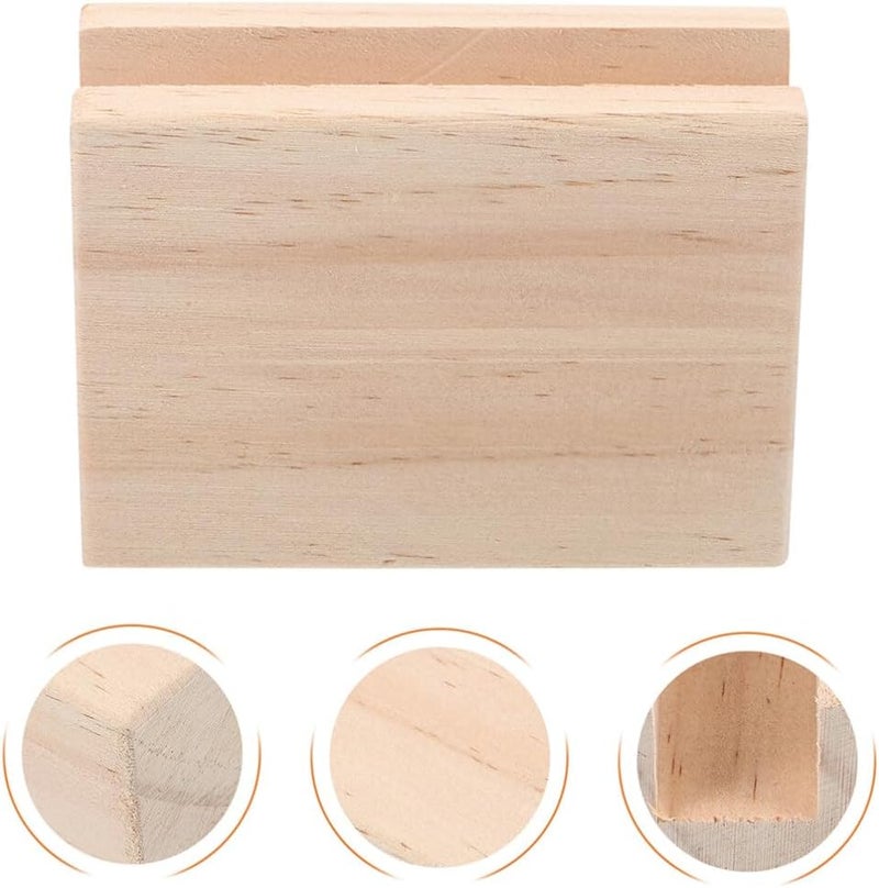 VOSAREA 2pcs Heavy Duty Furniture Risers for Bed and Sofa Wood Blocks to Elevate Furniture Legs Bed Raising Blocks for Space Optimization and Floor - Image 4