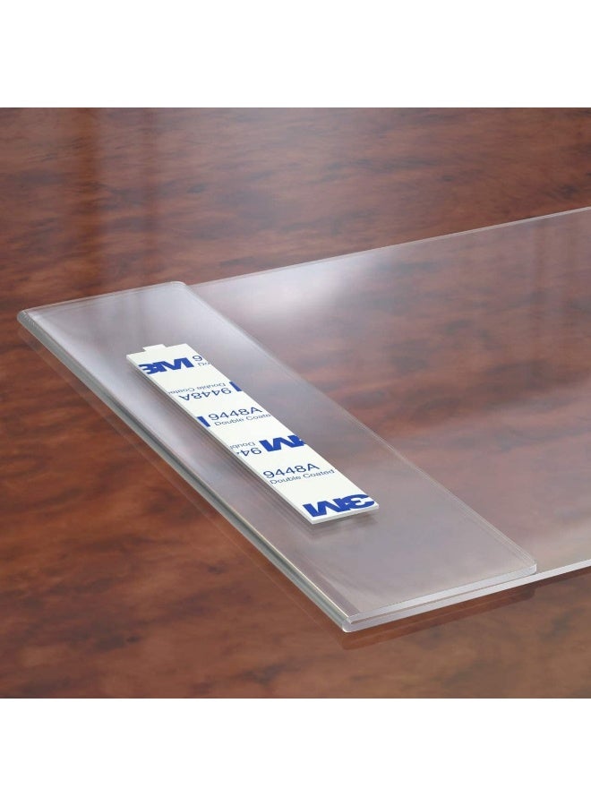 TPGP 8X10 Acrylic Wall Sign Holder With 3M Tape, Clear Plastic Plexiglass Sign Holder For Office, Home, Store, Restaurant-No Drilling(6 Pack) - Image 4