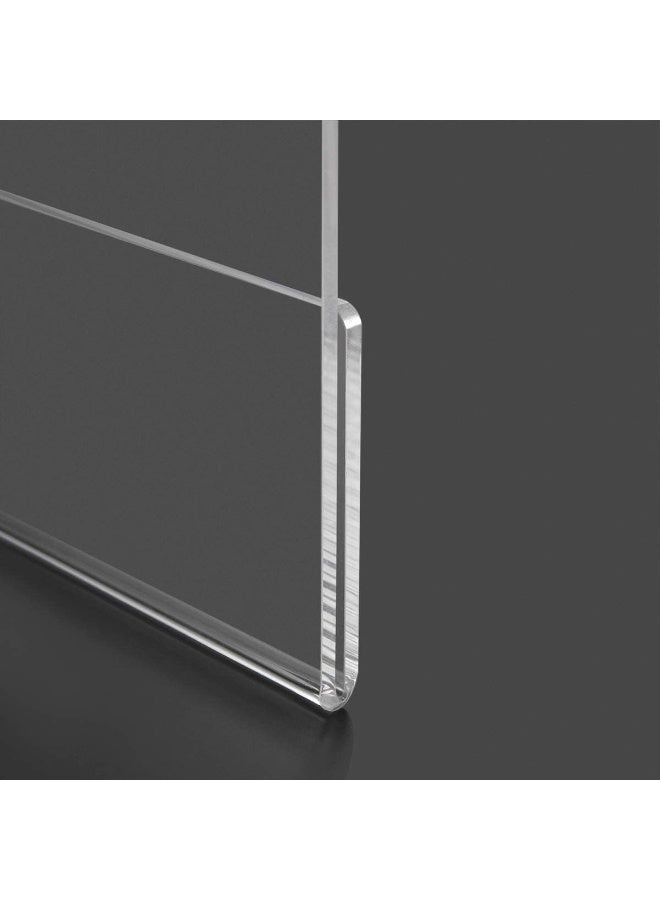 TPGP 8X10 Acrylic Wall Sign Holder With 3M Tape, Clear Plastic Plexiglass Sign Holder For Office, Home, Store, Restaurant-No Drilling(6 Pack) - Image 2