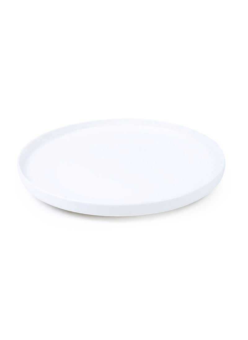 Cuisine Art - Cuisine Art Chole Bone China Dinner Set for Every Meals - 12 Pieces|4 Dinner Plates Dia (26.4cm) 4 Side Plates, 4 Bowls (Dia 13.3x H4.7cm) White Elegant Plates for Everyday Dining & Special Occasions - Image 1