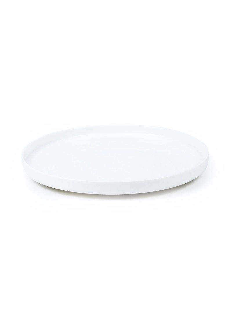 Cuisine Art - Cuisine Art Chole Bone China Dinner Set for Every Meals - 12 Pieces|4 Dinner Plates Dia (26.4cm) 4 Side Plates, 4 Bowls (Dia 13.3x H4.7cm) White Elegant Plates for Everyday Dining & Special Occasions - Image 1