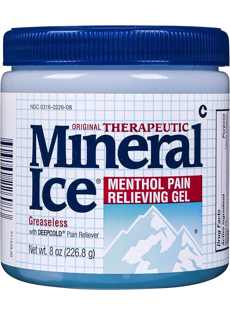 MINERAL Mineral Ice Cool Greaseless Pain Reliever, 8 Ounce, Pack of 3 