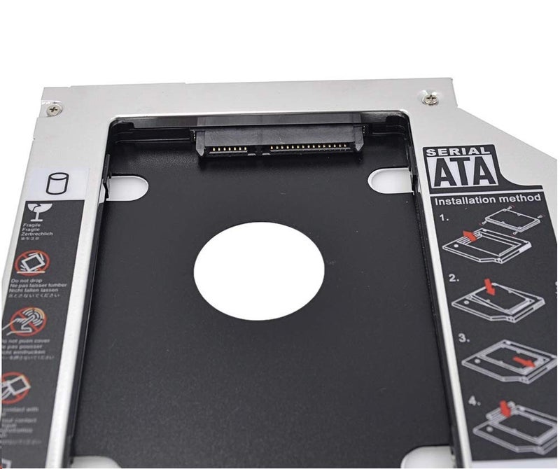 Tobo HDD Caddy 12.7mm 2nd Second DVD 2.5 Sata SSD Hard Drive for Laptop CD/DVD Drive - TD399HS-03 - Image 4