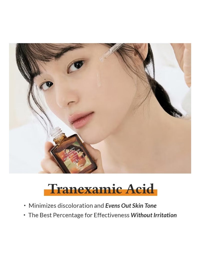 دي آر.ألثيا فيتامين سي تعزيز المصل. مصل الوجه اليومي مع حمض ترانكساميك لجميع أنواع الجلد. يساعد على إزالة البقع الداكنة ونغمة الجلد غير المتساوية. العناية بالبشرة النباتية الكورية (فيتامين سي تعزيز تجديد) - Image 4