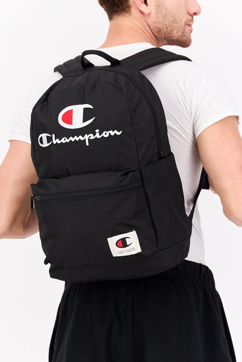 Champion Men Brand Logo Bagpack 46x H 36 x L 12 x W cm, Black - Image 3