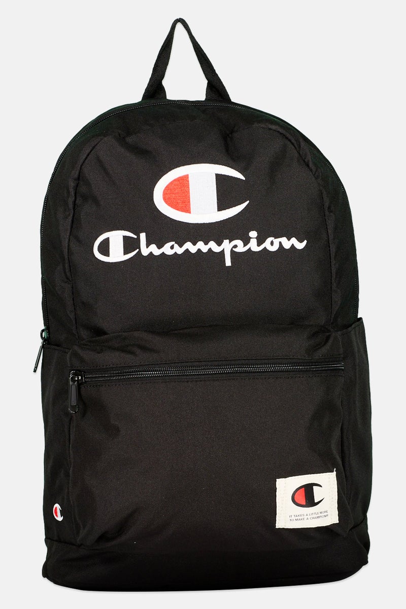 Champion Men Brand Logo Bagpack 46x H 36 x L 12 x W cm, Black - Image 1