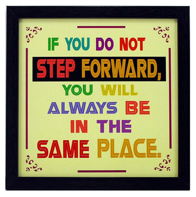 Indianara 3 Piece Set of Framed Wall Hanging Motivational Office Decor Art (1192) Prints 8.7 inch X 8.7 inch Without Glass - Image 2