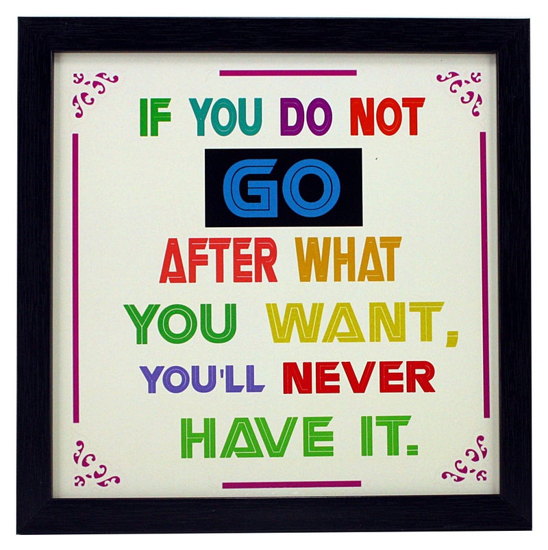 Indianara 3 Piece Set of Framed Wall Hanging Motivational Office Decor Art (1192) Prints 8.7 inch X 8.7 inch Without Glass - Image 3