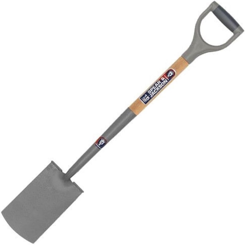 Spear  Jackson 1184NB Neverbend Carbon Steel Treaded Border Spade - Image 1