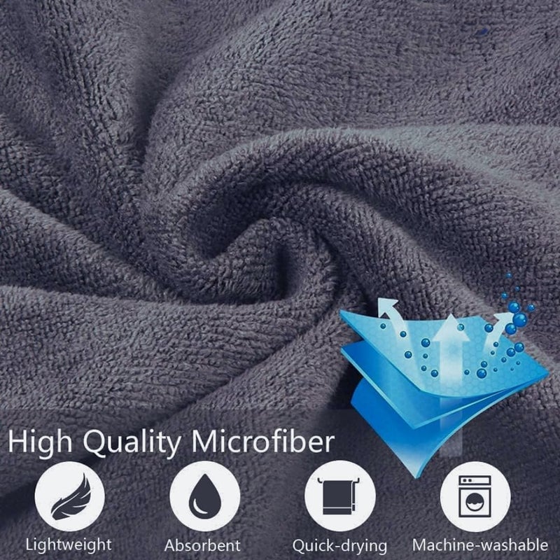 Microshine Ultra-Absorbent 500 GSM Microfiber Pet Towel for Dogs & Cats | Super Soft, Quick Dry Grooming & Bathing Towel for Puppies, Kittens & Paws-3Pack - Image 2