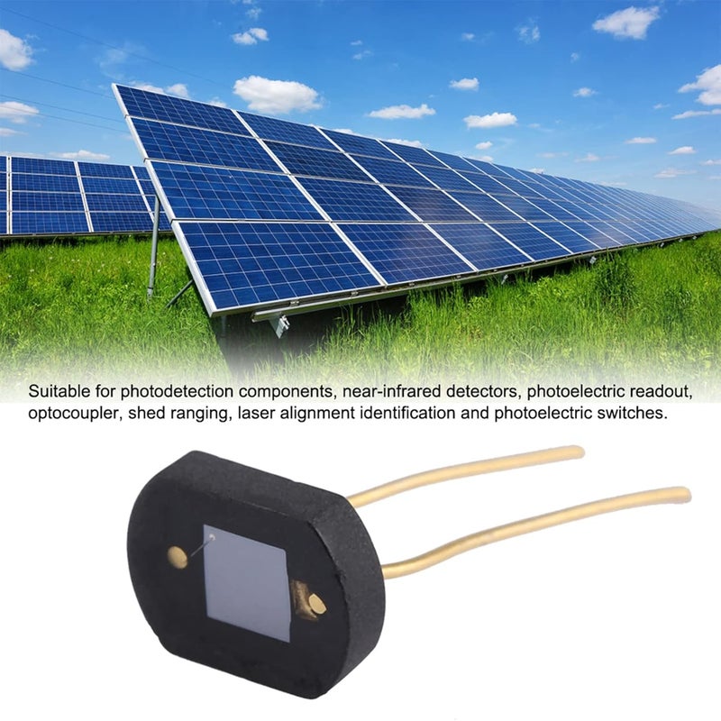 Pilipane Silicon Photodiode Silicon Photodiode 2DU3 Silicon Photodiode Visible Light Detector Silicon Photocell Photoresistor for Photodetection Near Infrared Detectors - Image 5