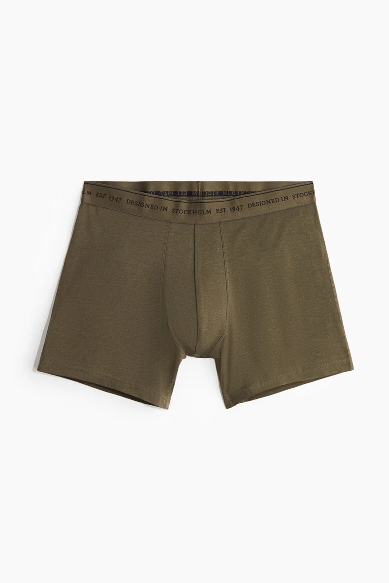 H&M  3-pack COOLMAX® mid trunks for Men | Best Price UAE