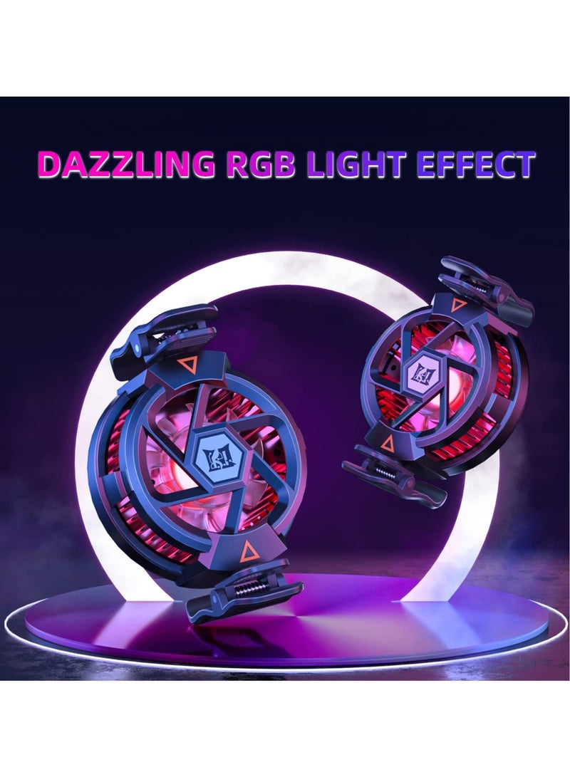 Captaintech Phone Cooler, Semiconductor Cooling Fan Compatible with Magsafe, Portable Noiseless Cooling Game Artifact for PUBG, Live Vlog, for iOS/Android 46.7 Inch Phones - Image 3