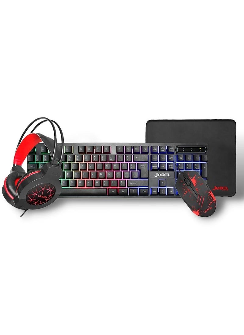 JeDEL - Full Control Experience with Jodel Gaming Kit - Keyboard and Mouse with RGB Lighting - Image 1