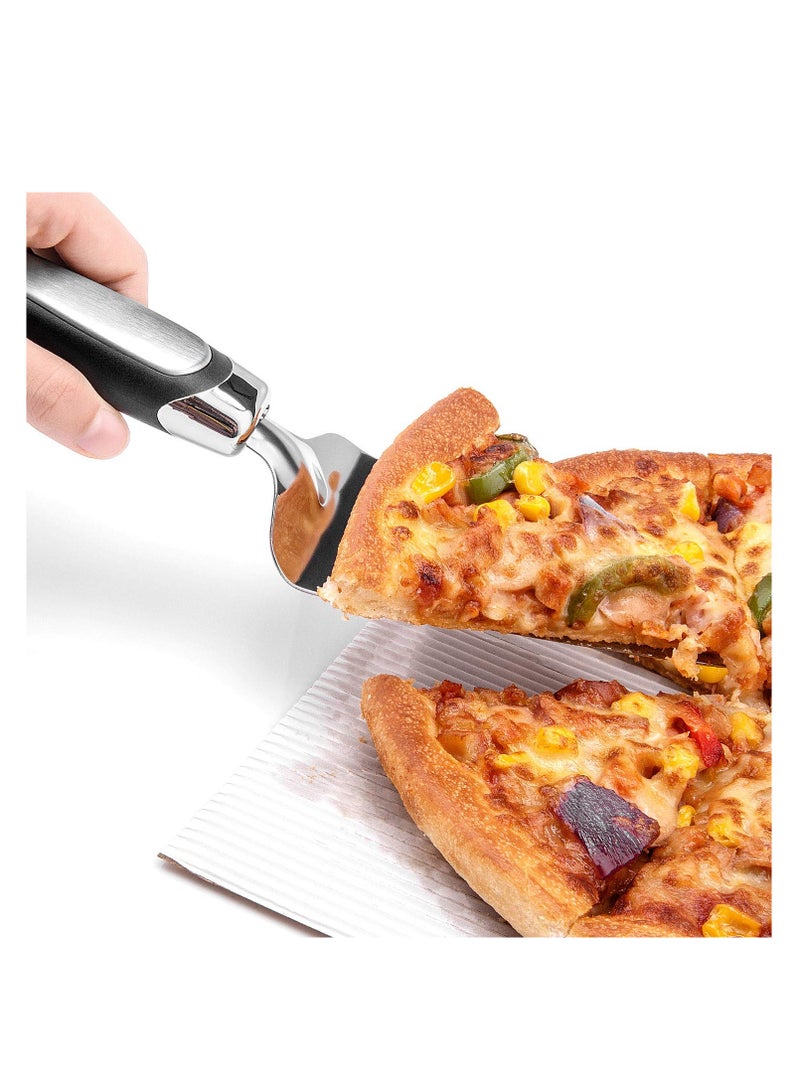 SYOSI 2PCS Flatware Pie Server Stainless Steel Cake Cutter, Pizza/Tart/Dessert Slicer. - Image 3