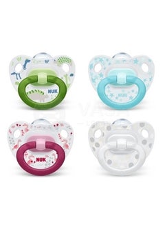 NUK NUK Happy Days Silicone Soother, 0-6m Pack of 1  - Image 4