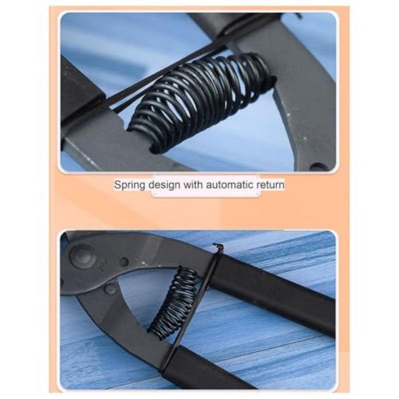 Leather Hole Punch, 6.7 Inch Silent Handheld Carbon Steel Tool, 4 Teeth Pliers, Professional DIY Crafting Supplies, Multi Purpose Leather Hole Punch for Washbasin Supports and Belts - Image 5