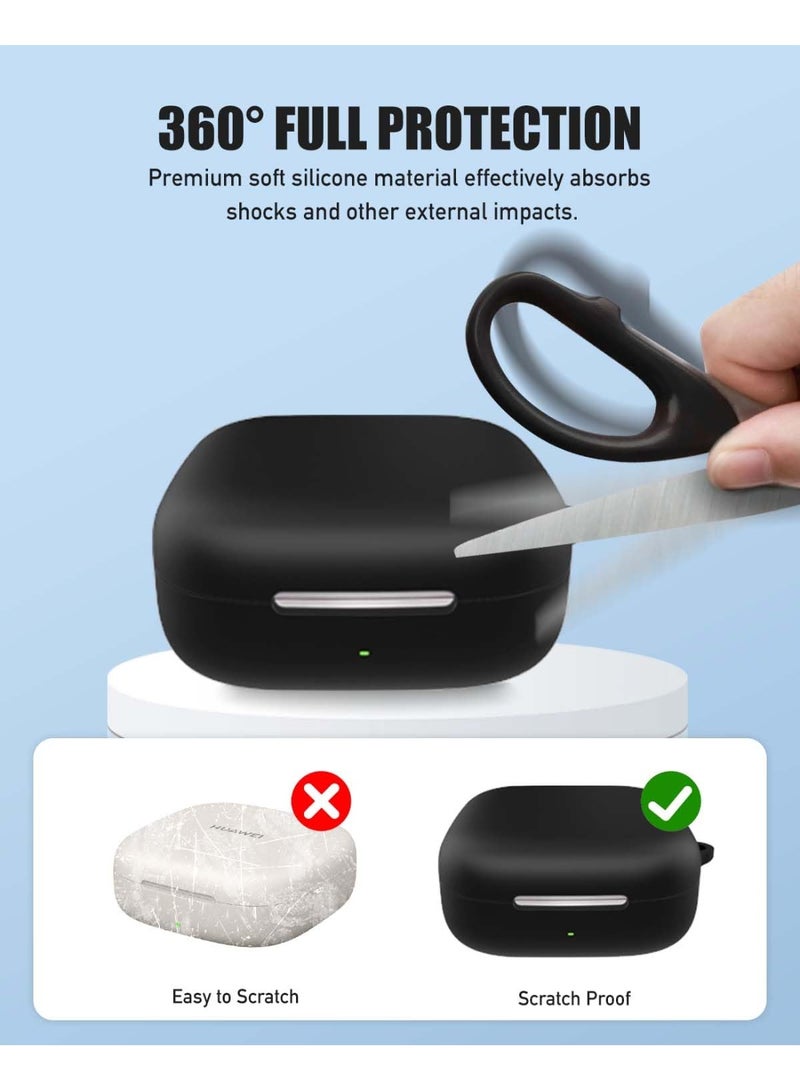 ANYOGRO Compatible for Huawei FreeArc Earphone case，Damping Anti-Fall & Tripe Layers Protection, Easy Install & Removal Design, 360° Full Protection Silicone Cover, Charge Without Removing Case, Shockproof Covers Scratch Sleeve - Image 5
