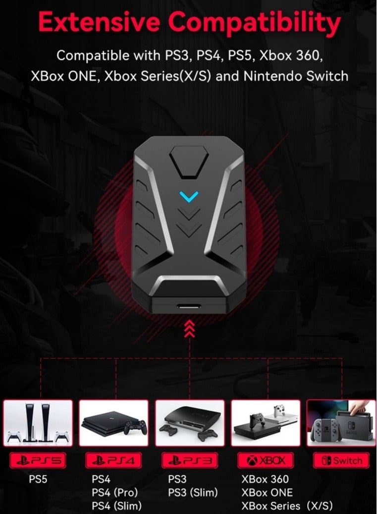 Keyboard and Mouse Adapter, Mouse and Keyboard Converter for PS3, PS4, PS5, Xbox360, Xbox ONE, Xbox Series and Nintendo Switch - Image 5