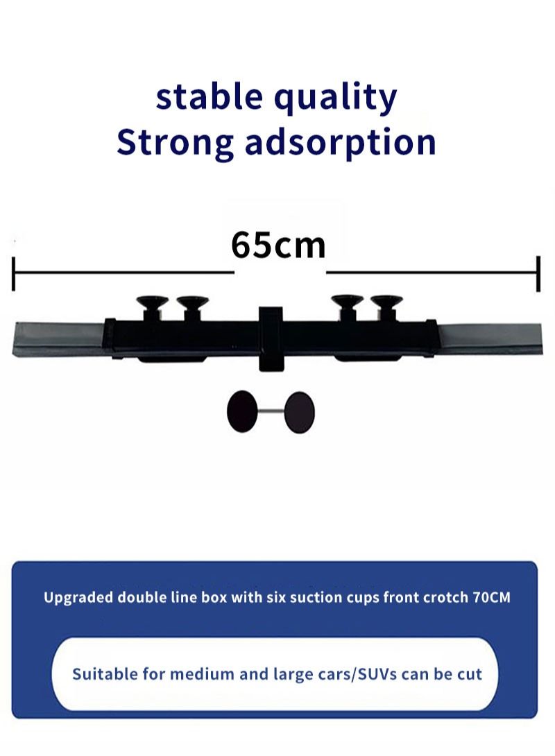 Sharpdo Retractable Car Front Sun Shade Visor 155*65cm - Image 2