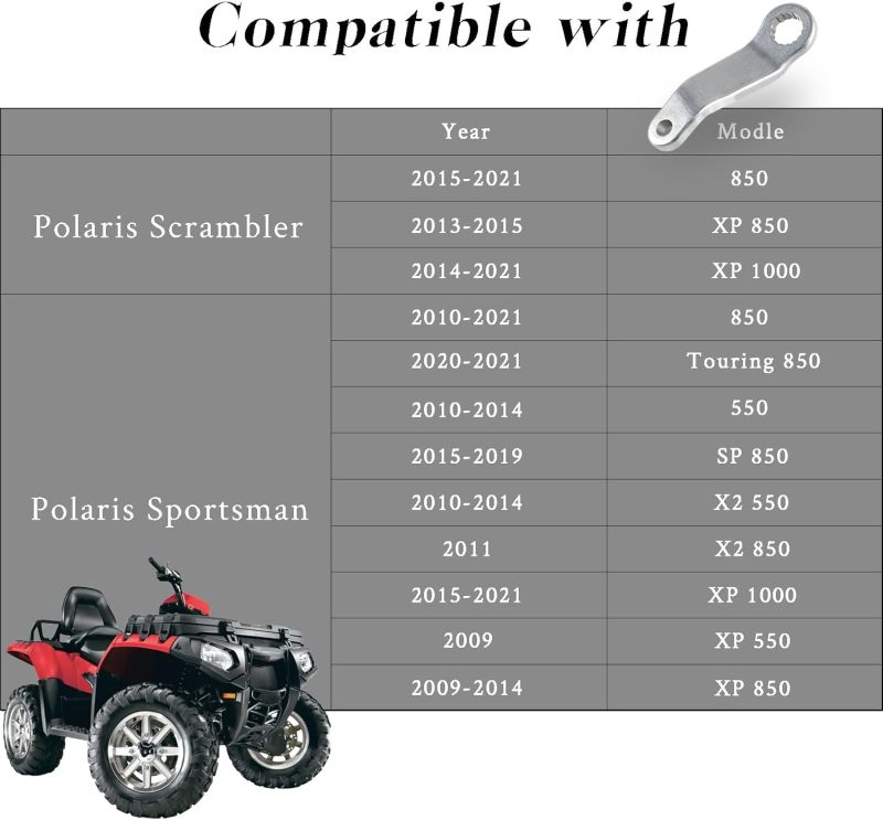 Reverse Gear Shifter 1Pcs Upgraded Stainless Steel Construction Bellcrank Lever - Perfect Fit For Easy Installation Shift Lever For Polaris Sportsman Scrambler Atv Utv Riders In Harsh Environments - Image 4