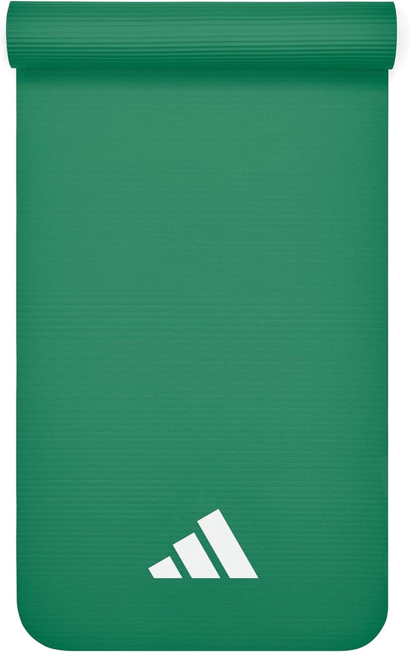Adidas 7mm Fitness Mat Dark Green Non-Slip Surface for Yoga, Pilates & Home Gym Training - Image 5