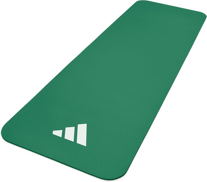 Adidas 7mm Fitness Mat Dark Green Non-Slip Surface for Yoga, Pilates & Home Gym Training - Image 4