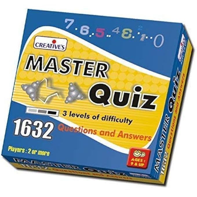 كرييتفز الوسائل التعليمية الإبداعية P LtdCre0820 Master Quiz Multicolor للطفل - Image 3