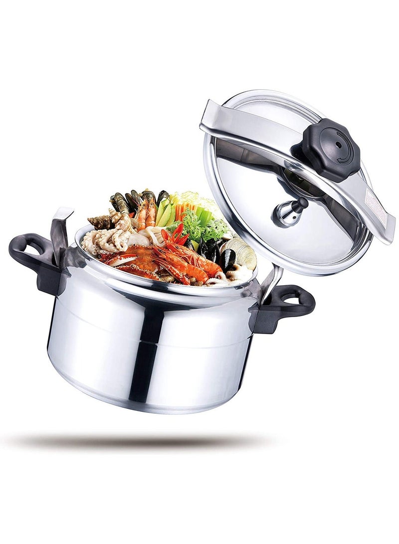 2 high quality and safe aluminum pressure cookers, 9 liters and 3 liters - Image 5