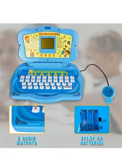 UKR UKR Learning Laptop Toy – Educational Electronic Computer with 20 Interactive Activities for Kids | STEM Toy for Toddlers & Preschoolers (Blue)  - Image 4