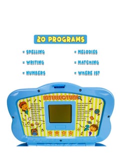 UKR UKR Learning Laptop Toy – Educational Electronic Computer with 20 Interactive Activities for Kids | STEM Toy for Toddlers & Preschoolers (Blue)  - Image 5