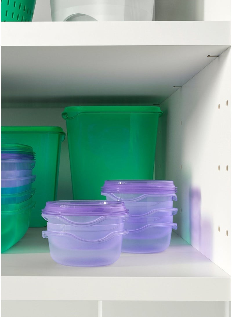 Pruta Small Food Container with Lid Lilac 70 ml 3 Pack - Image 3