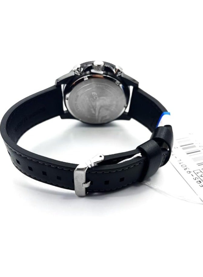 كاسيو ساعة كاسيو ايديفيس للرجال - EQS-930TL-1AVUDF مينا سوداء، سوار أسود - Image 3