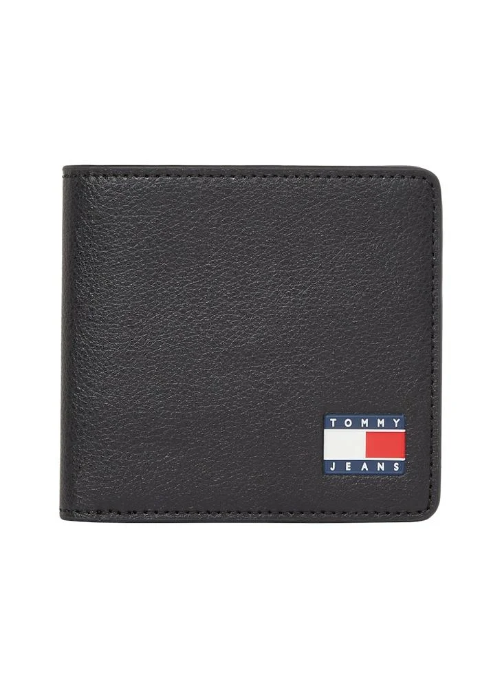 تومي جينز Logo Heritage Leather Slim Wallet