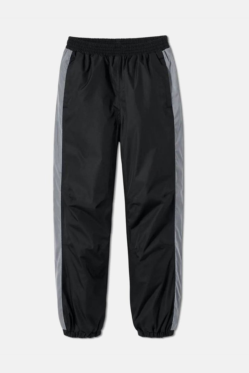 Tchibo Kids Girl Plain Pull On Jogger Pants, Black and Grey  - Image 2