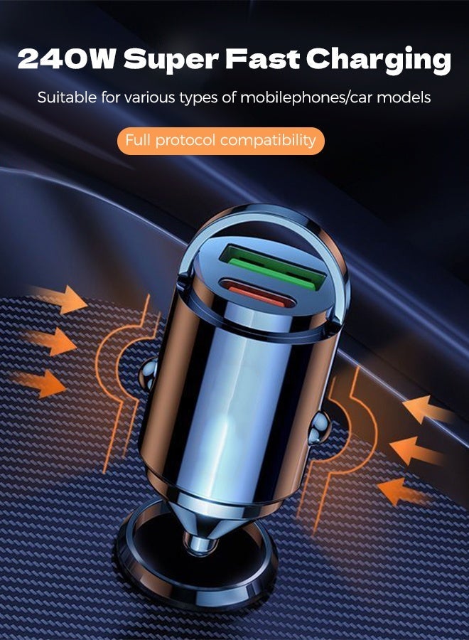 New car charger super fast charging car adapter plug 1 to 2 PD fast charging - Image 5