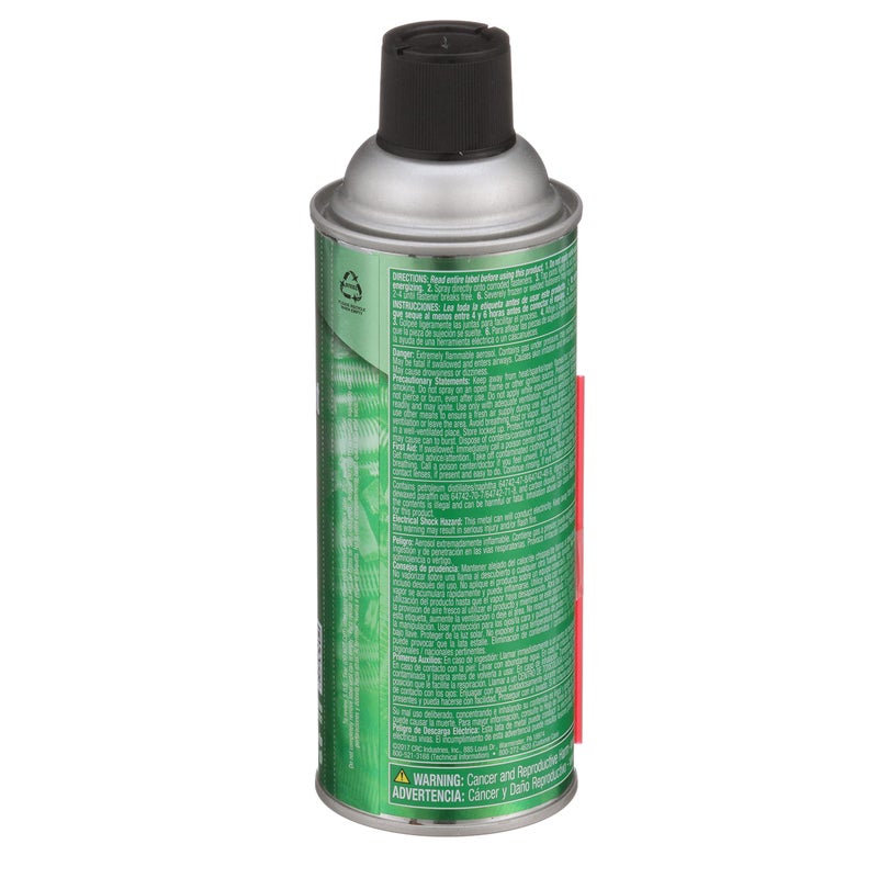 CRC Screwloose Super Penetrant 03060 â€“ 11 WT OZ, Plastic Safe Aerosol for Corroded Fasteners, Seized Mechanical Components - Image 2