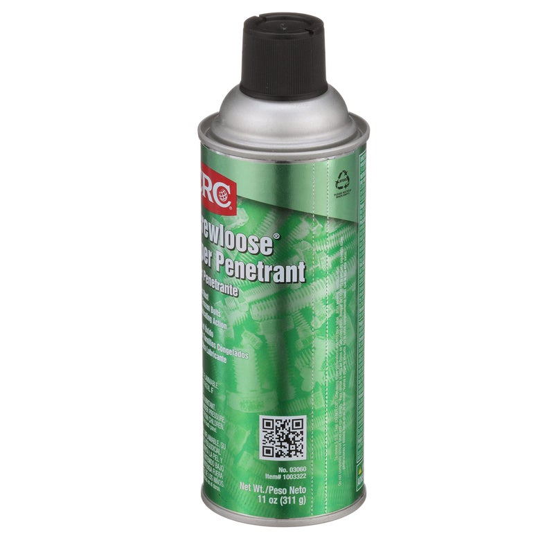 CRC Screwloose Super Penetrant 03060 â€“ 11 WT OZ, Plastic Safe Aerosol for Corroded Fasteners, Seized Mechanical Components - Image 4