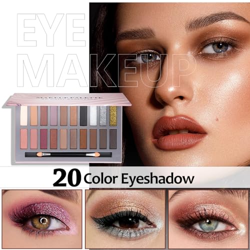 venshun Makeup Kit for Women Full Kit Makeup Sets for Teenagers Makeup Kits for Women Teen Girls Includes 20 Colors Eyeshadow Palette Foundation Make Up Set for Beginners - Image 5