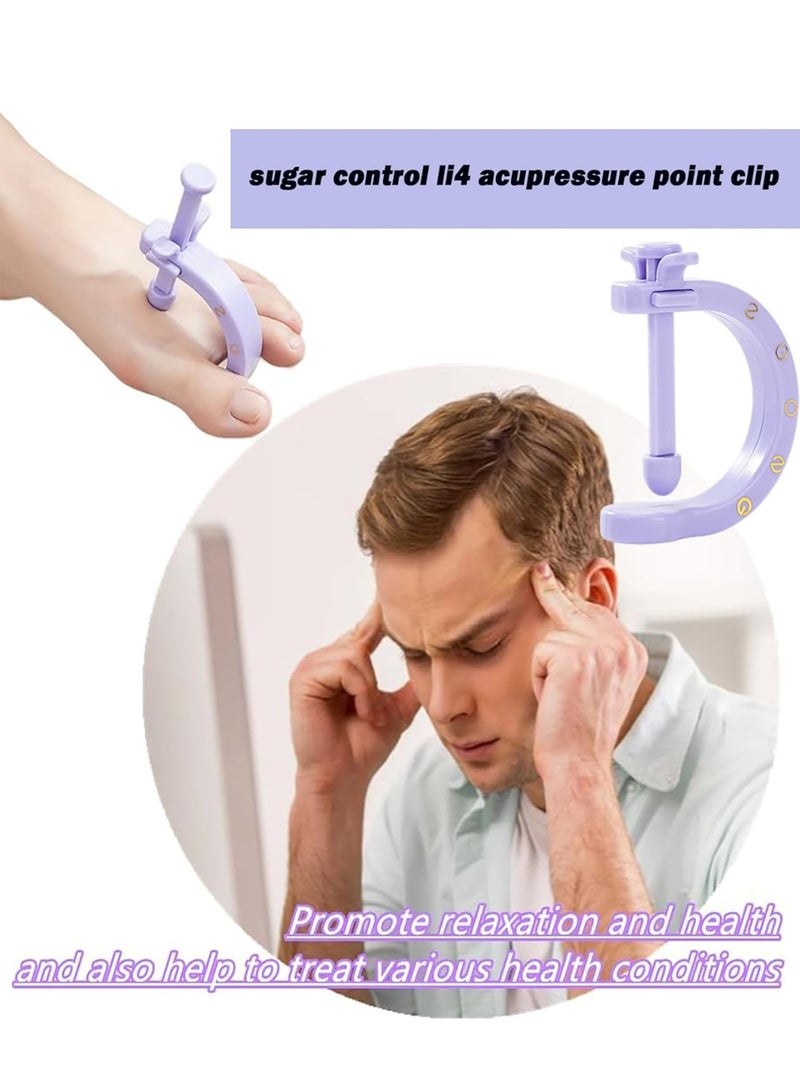 Loquat Acupressure Massager – Manual Point Press Tool for Hand, Wrist, Joints  Foot Massage, Meridian Stimulator, Portable Full-Body Home Use (2-Pack) - Image 2