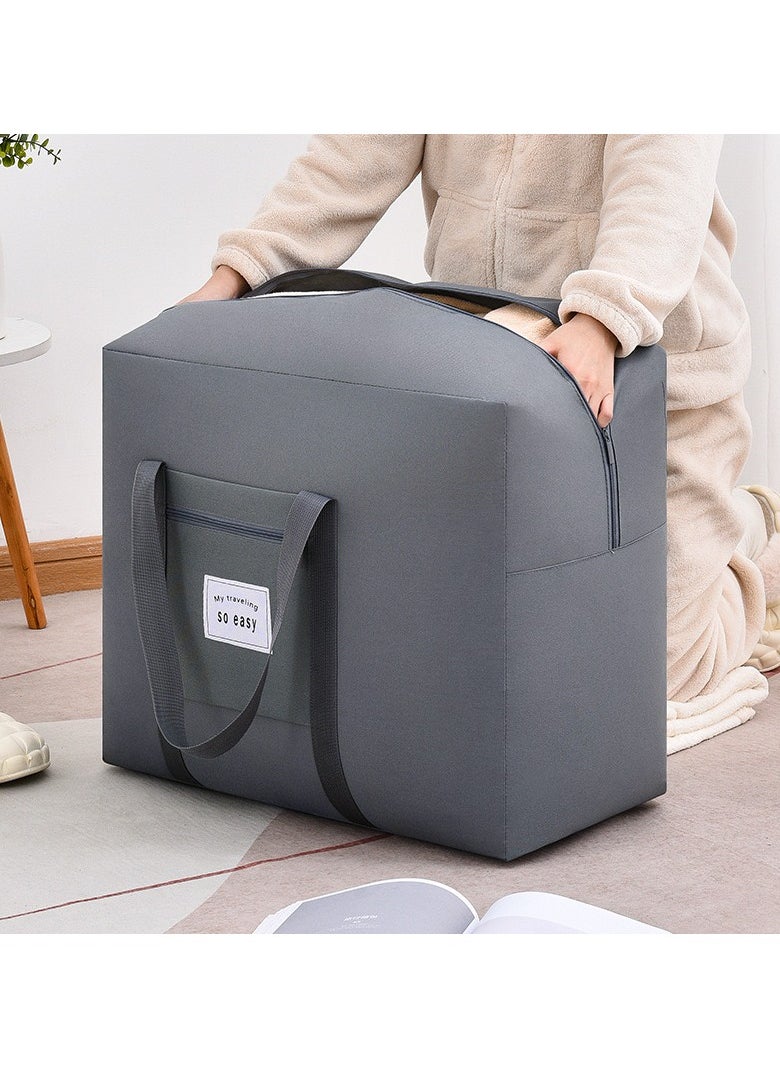 Generic Waterproof Extra Large Storage Bags 105L, Folding Clothes Storage Bag with Reinforced Handle, Under bed Storage Bag for Bedding, Blanket, Cloth, Oversized Moving Bag Organizer for Moving, Traveling  - Image 5