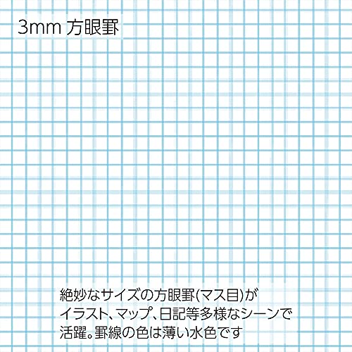 Kokuyo surveying field book sketch book 40 sheets 10 books set cell -Y3 - Image 4