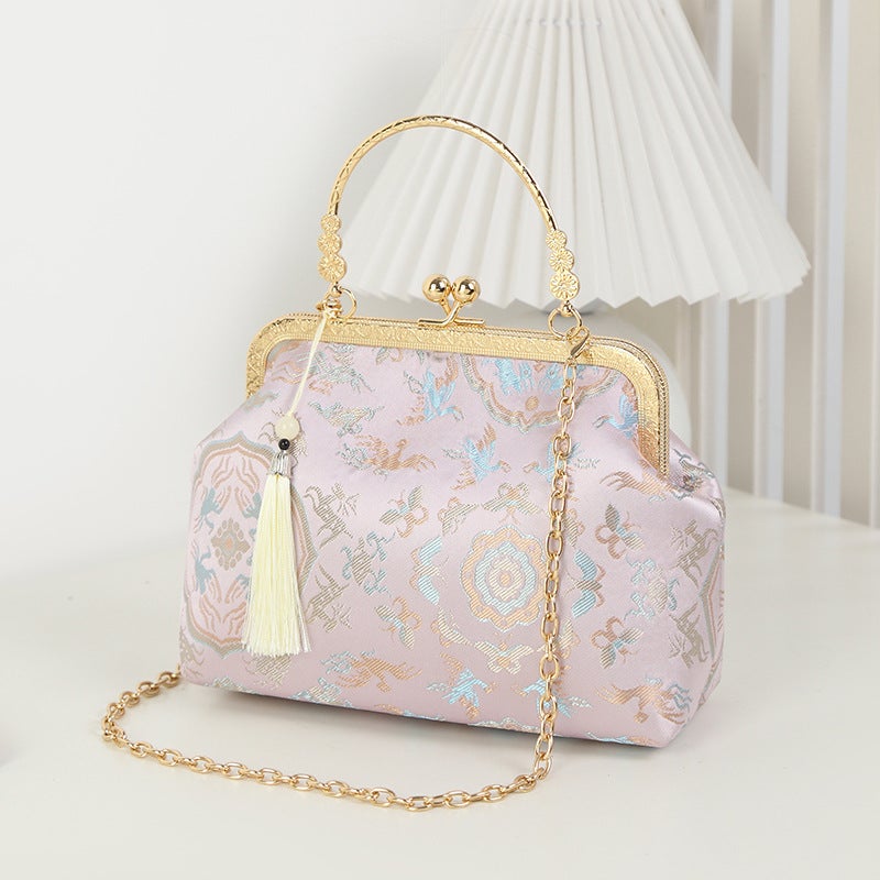 Chinese Style Embroidery Cheongsam Crossbody Bag - Image 2