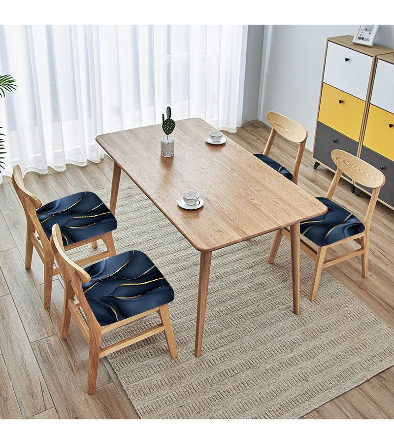 2 Pcs Elegant Stripe Chair Protector Covers Washable Reusable for Restaurant Living Room - Image 4