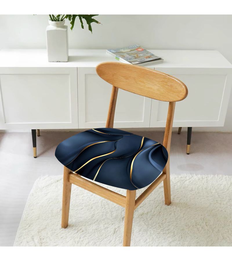 2 Pcs Elegant Stripe Chair Protector Covers Washable Reusable for Restaurant Living Room - Image 3