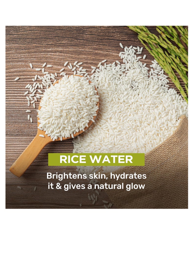 ENN Rice There  Brightening Gel Face Wash  Targets Dark Spots And Blemishes  Refreshes Skin  Rice Water   Mulberry Extract   Niacinamide  Liquorice Extract  Natural  For Women and  Men  100ml - Image 3