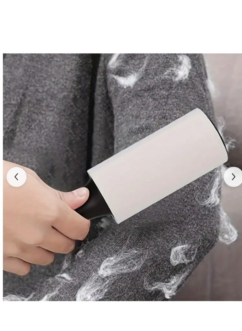 Lint Roller, Extra Large Sheets - 60 Sheets, Easy-Peel Angled Adhesive Sheets - Travel, Purse, Cleaning, Clothes, Clothing, And Dog Cat Fur Pet Hair Remover - Image 2