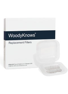 Replacement Filters of WoodyKnows Nasclear Nasal Filters (Replacement Filter 60 Pairs, Medium)
